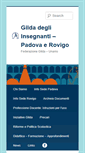Mobile Screenshot of gildapadova.it